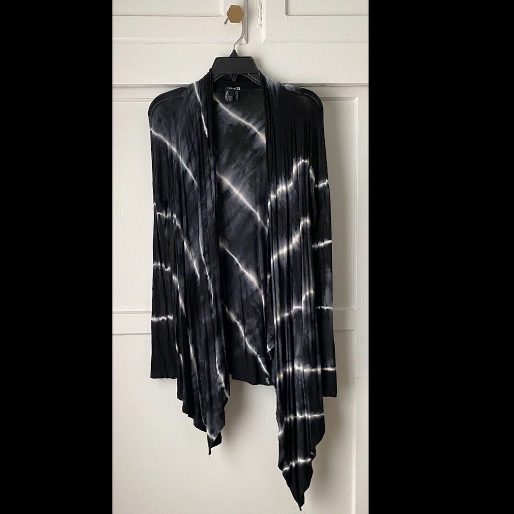 Tie Dye Jersey Cardigan